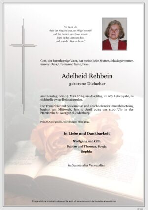Portrait von Adelheid Rehbein