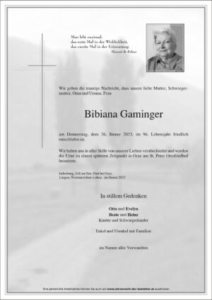 Portrait von Bibiana Gaminger