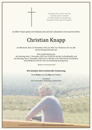 Portrait von Christian Knapp