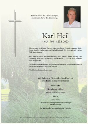 Portrait von Karl Heil