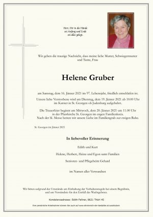 Portrait von Helene Gruber