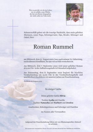 Portrait von Roman Rummel