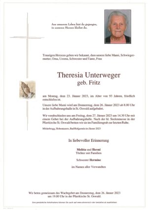 Portrait von Theresia Unterweger
